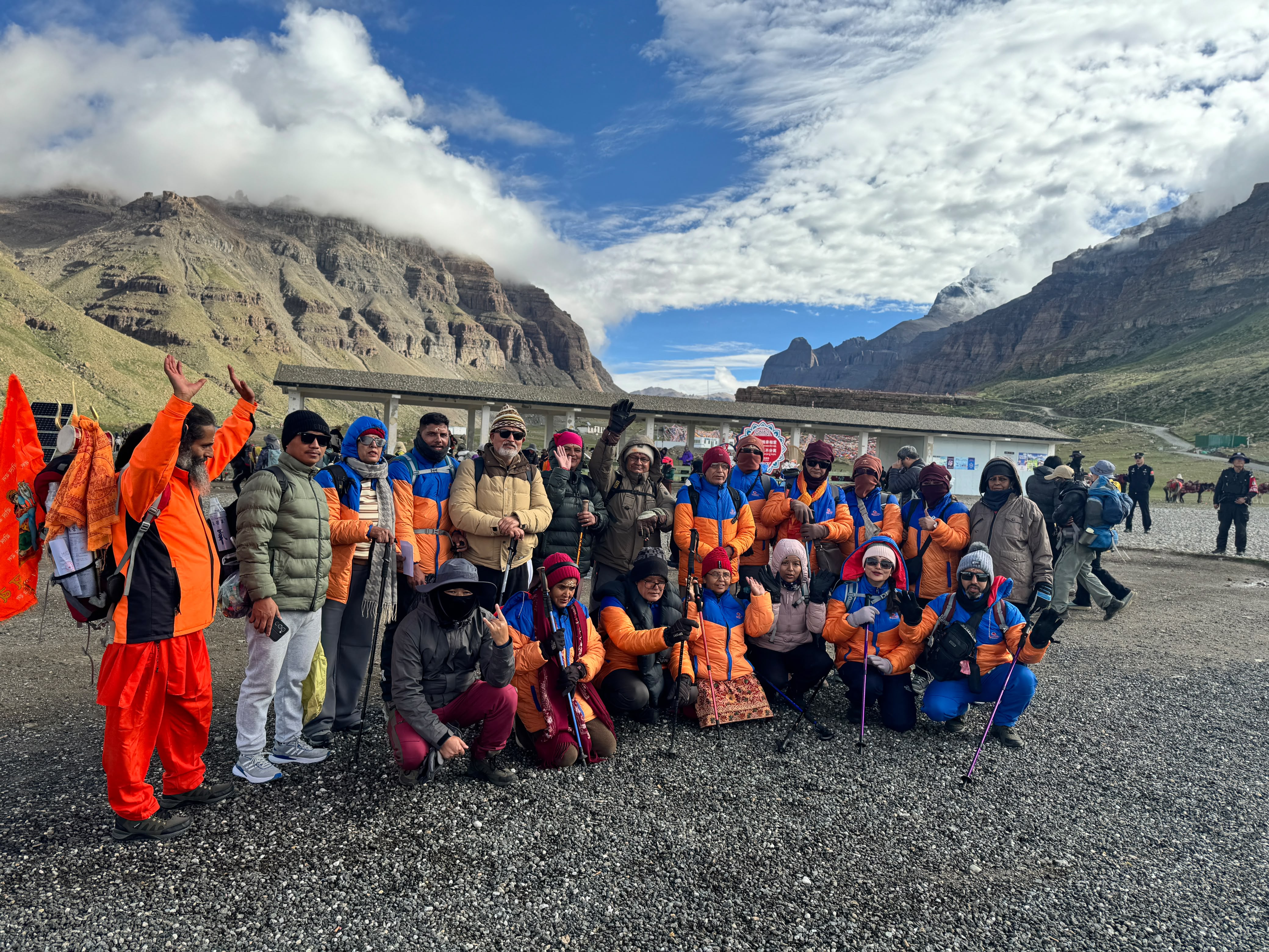 Holy Mount Kailash reflected in the sacred Mansarovar Lake