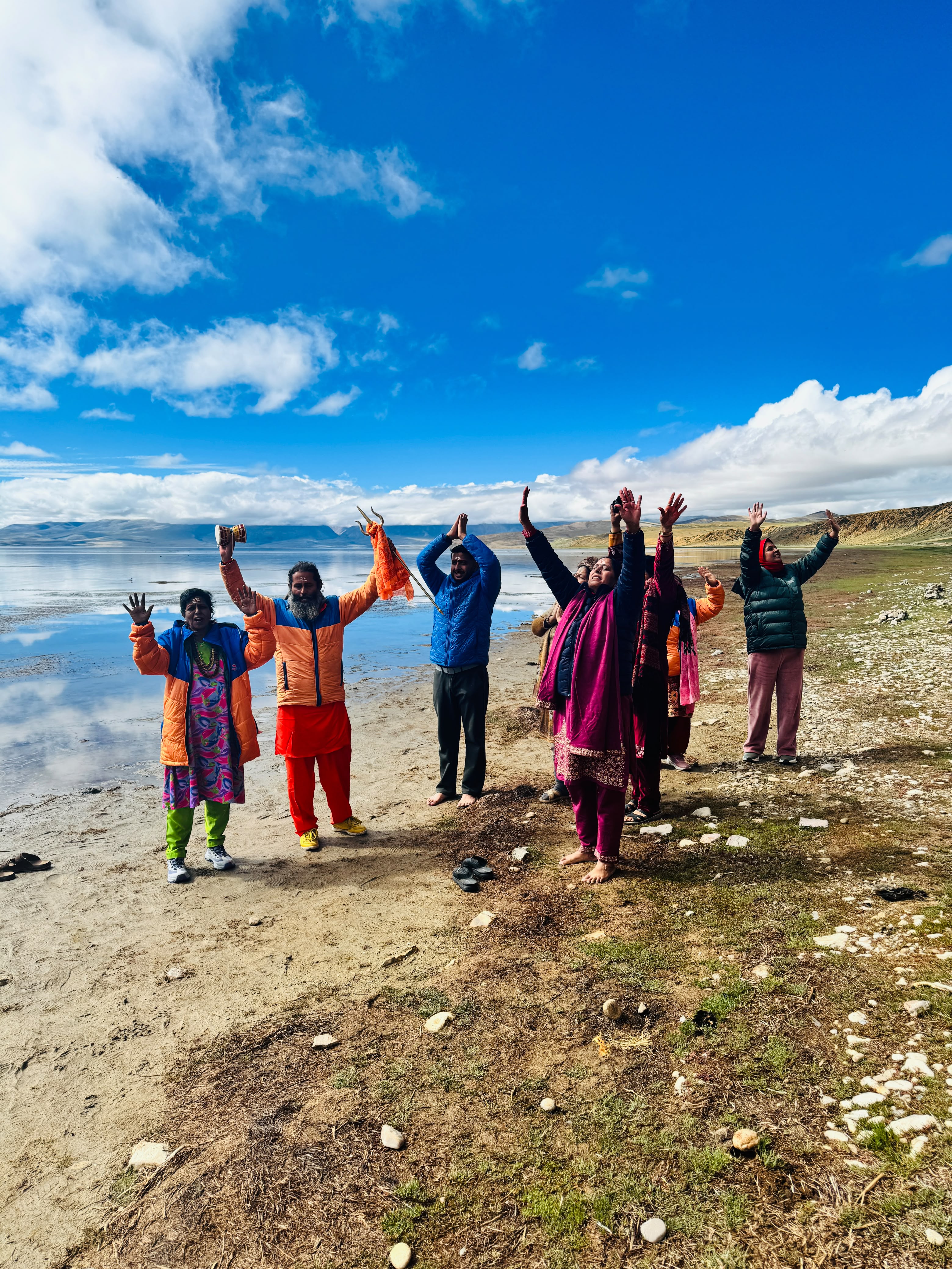The sacred Mansarovar Lake