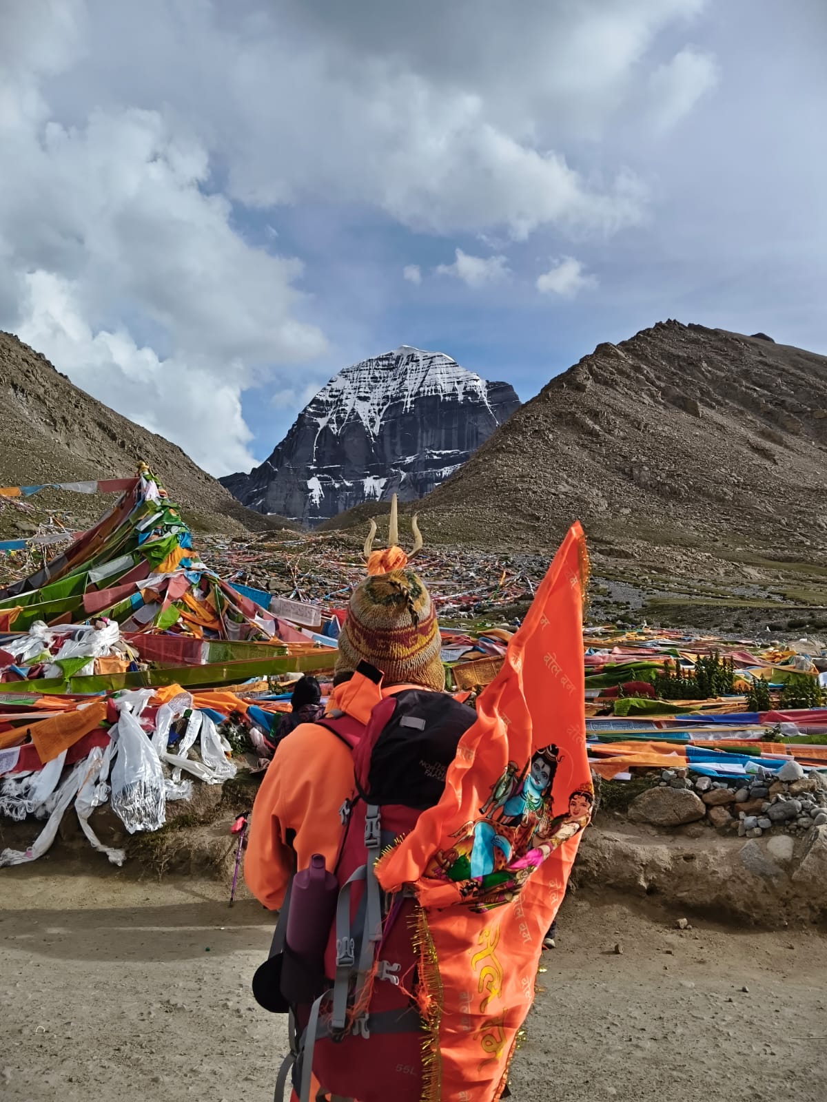 Mount Kailash north face with Guru